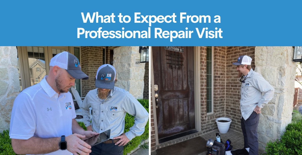 what to expect from a professional repair visit