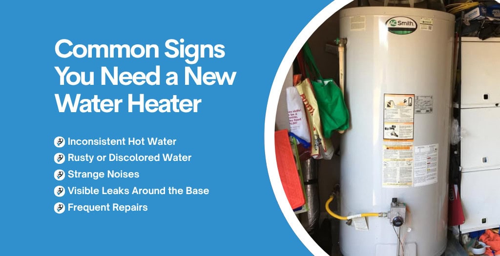 common signs you need a new water heater