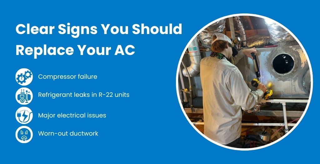 clear signs you should replace your ac