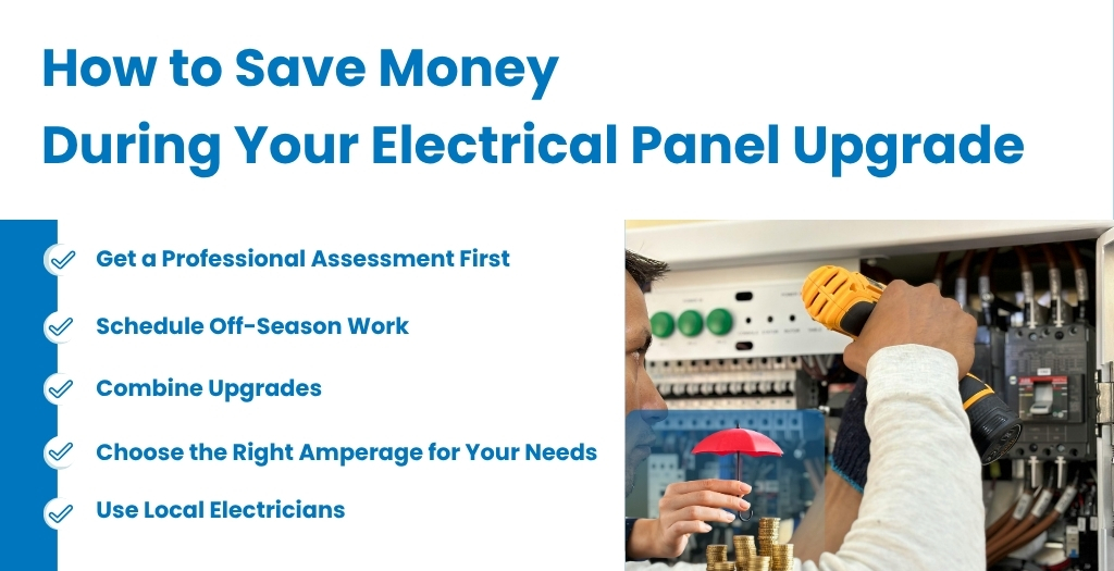how to save money during your electrical panel upgrade