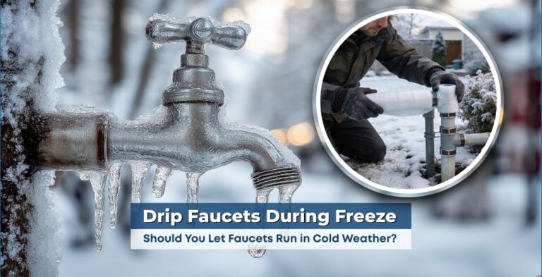 drip faucets during freeze