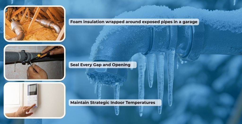 frozen pipes preventive measures