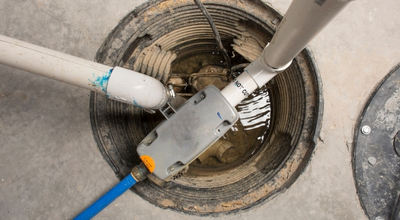 sump pump installation