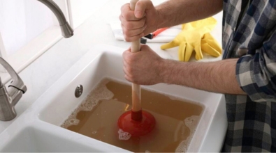 cleaning kitchen and grease blockage removal