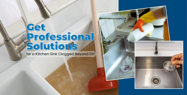 get professional solutions for a kitchen sink clogged beyond diy 1 