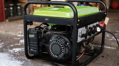 portable generator installation