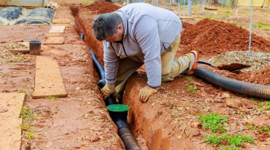 trenching & piping for generator installations