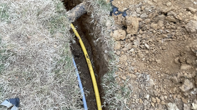 gas line installation