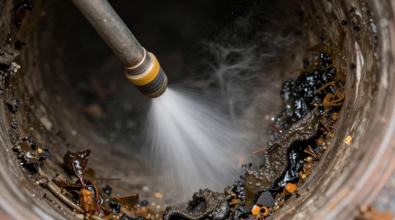 sewer line cleaning service