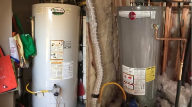 tank water heater replacement