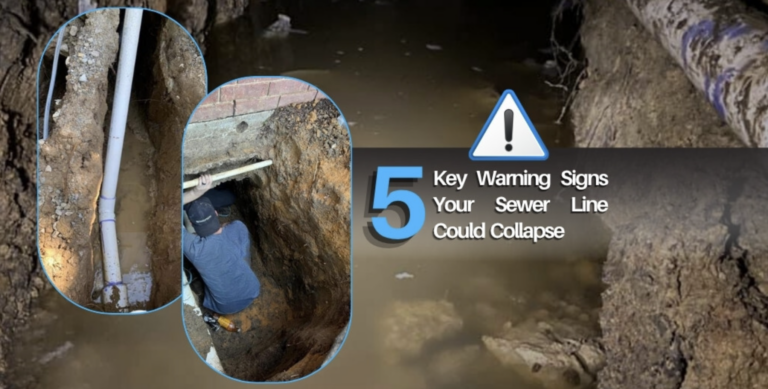warning signs your sewer line could collapse