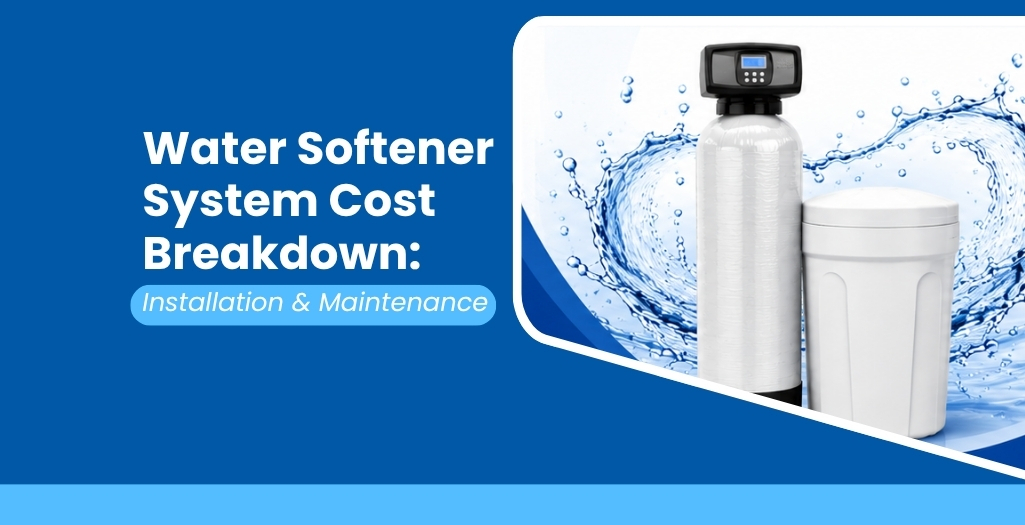 water softener system cost breakdown installation maintenance