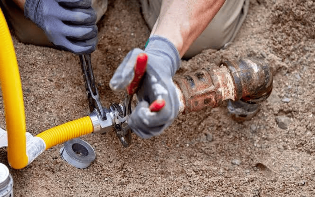Gas Line Service in Argyle