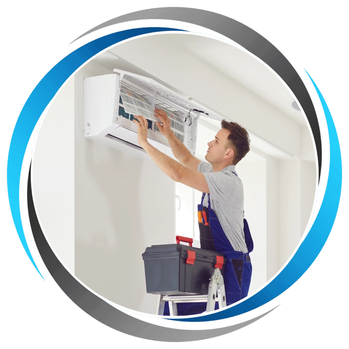 mini split indoor unit install
